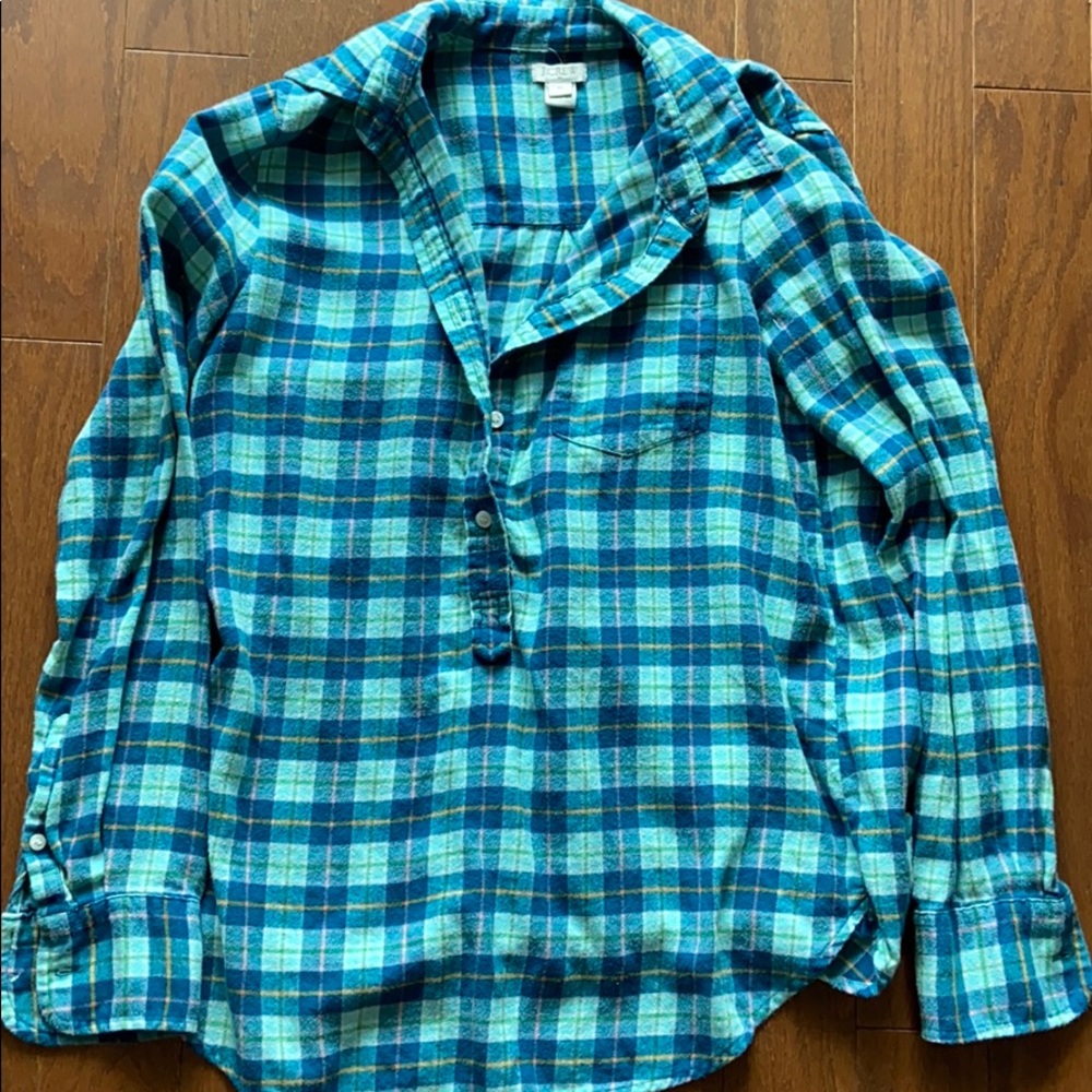 J Crew flannel shirt